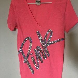 Pink Victoria secret short sleeve medium t-shirt